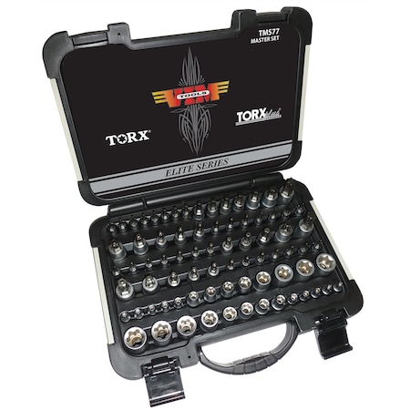 Vim Tools VIM Tools 77-Piece Elite Series Master Torx Set TMS77